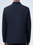LAURENT MONACO | VESTE À COL À REVERS ET FERMETURE ÉCLAIR POUR HOMMES
