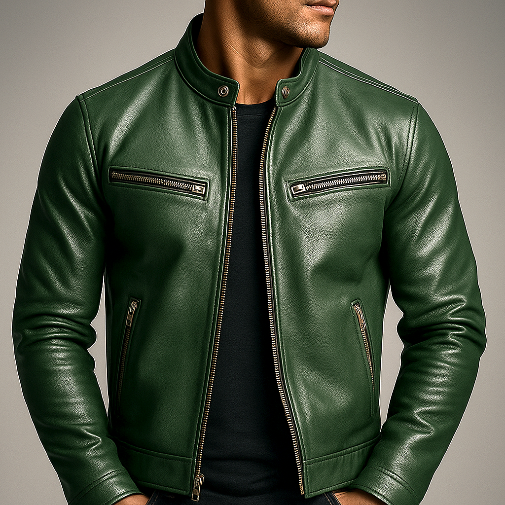 Guido | Veste en Cuir Rétro