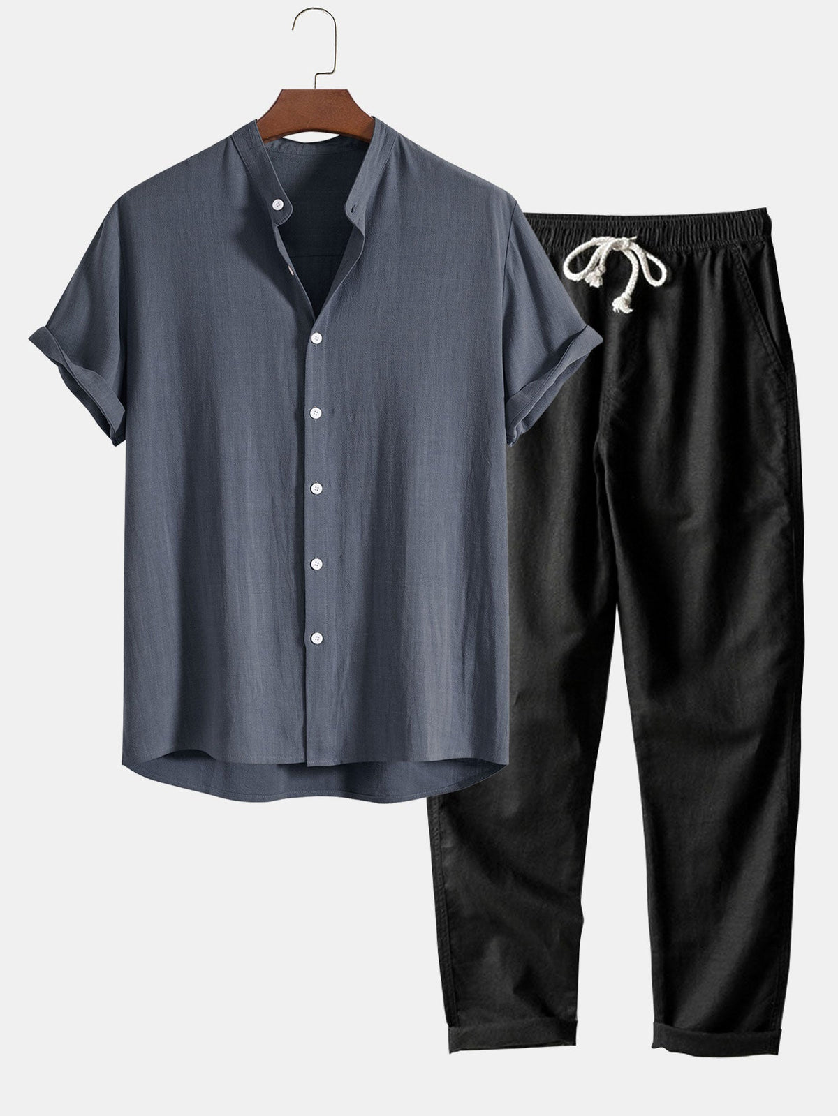 James | Ensemble d'Été en Lin pour Hommes