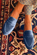 Lorenza | Velour Moccasins