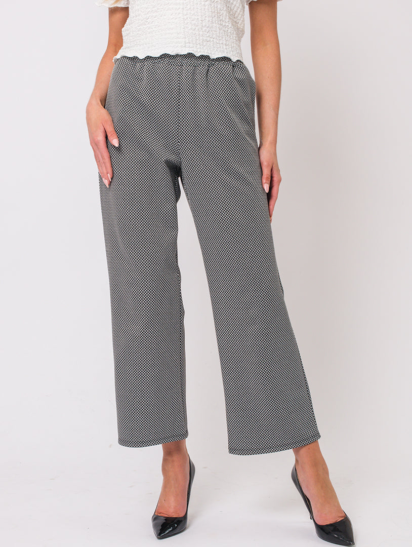 Pantalon 27" - Noir/Argent