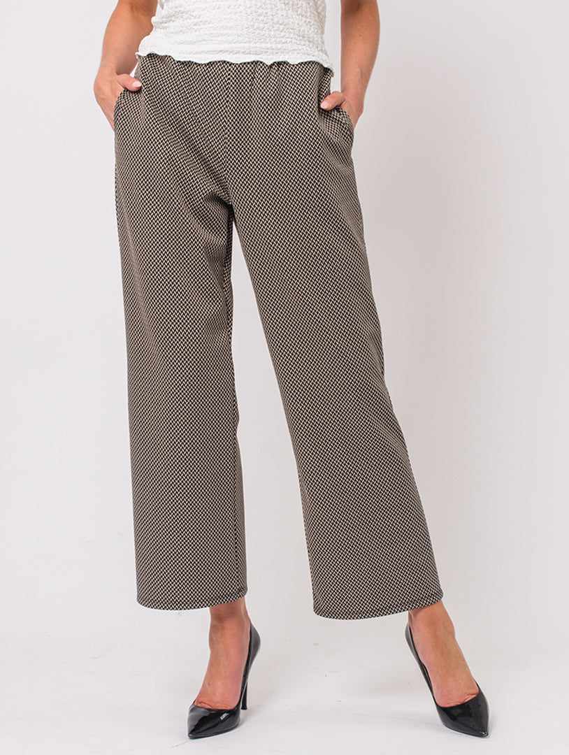 Pantalon 27" - Chocolat/Or