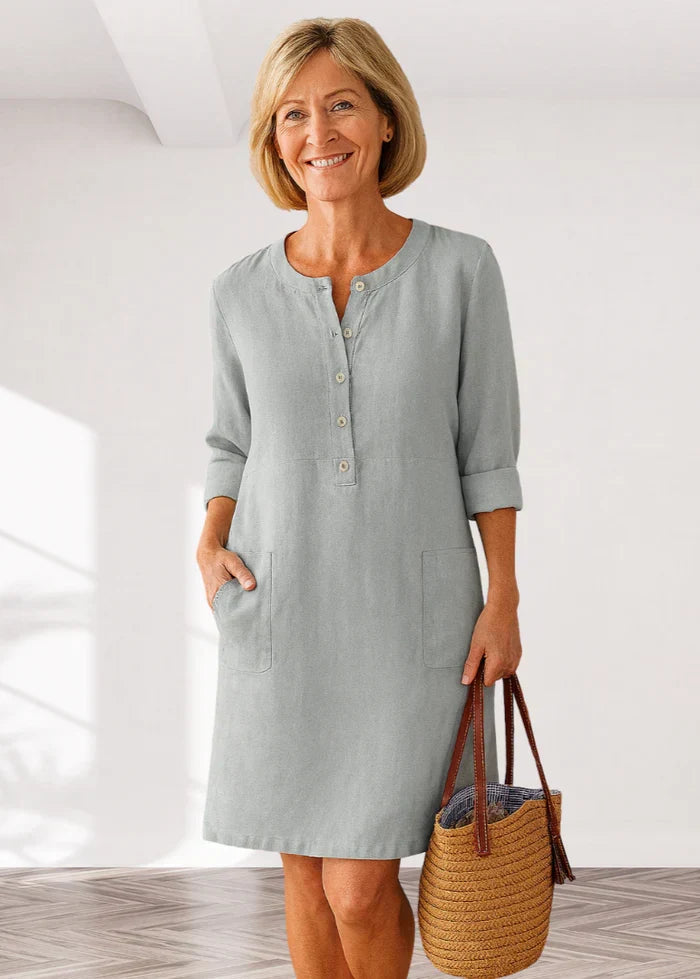 Evi | Robe décontractée pour femme, à la coupe ample et au style intemporel, idéale au quotidien