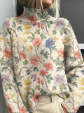 Annora | Pull Col Roulé Évasé