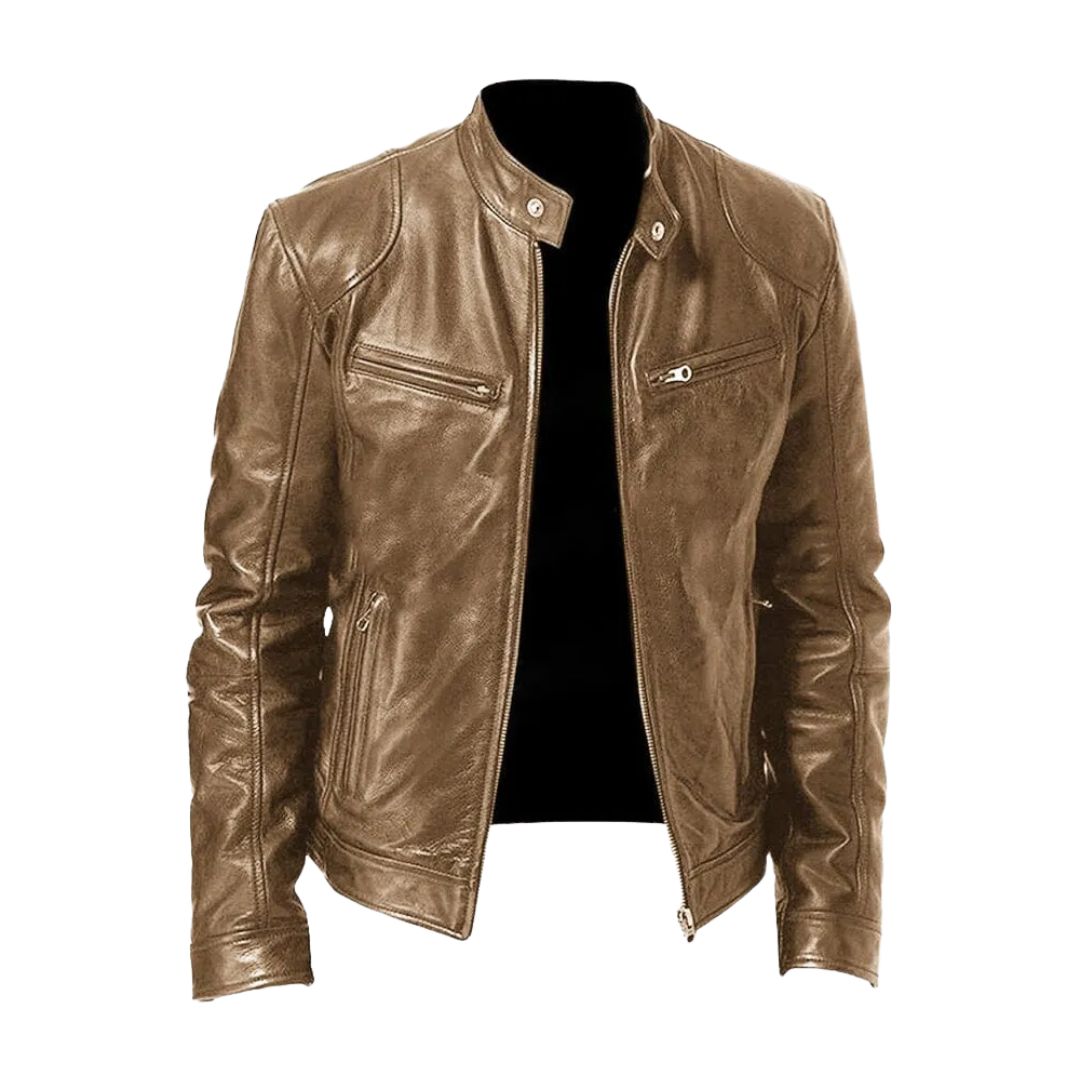 VENLORA MODE | Veste en cuir décontractée