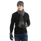 Ensemble Thermique 3 Pièces : Combinaison, Chapeau, Écharpe et Gants pour Hommes et Femmes