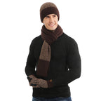 Ensemble Thermique 3 Pièces : Combinaison, Chapeau, Écharpe et Gants pour Hommes et Femmes
