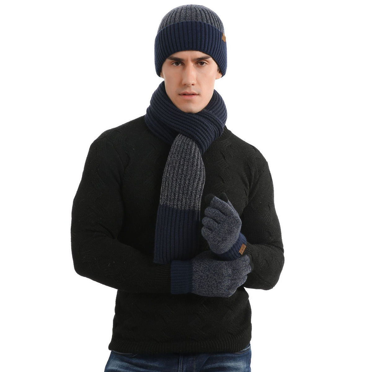 Ensemble Thermique 3 Pièces : Combinaison, Chapeau, Écharpe et Gants pour Hommes et Femmes