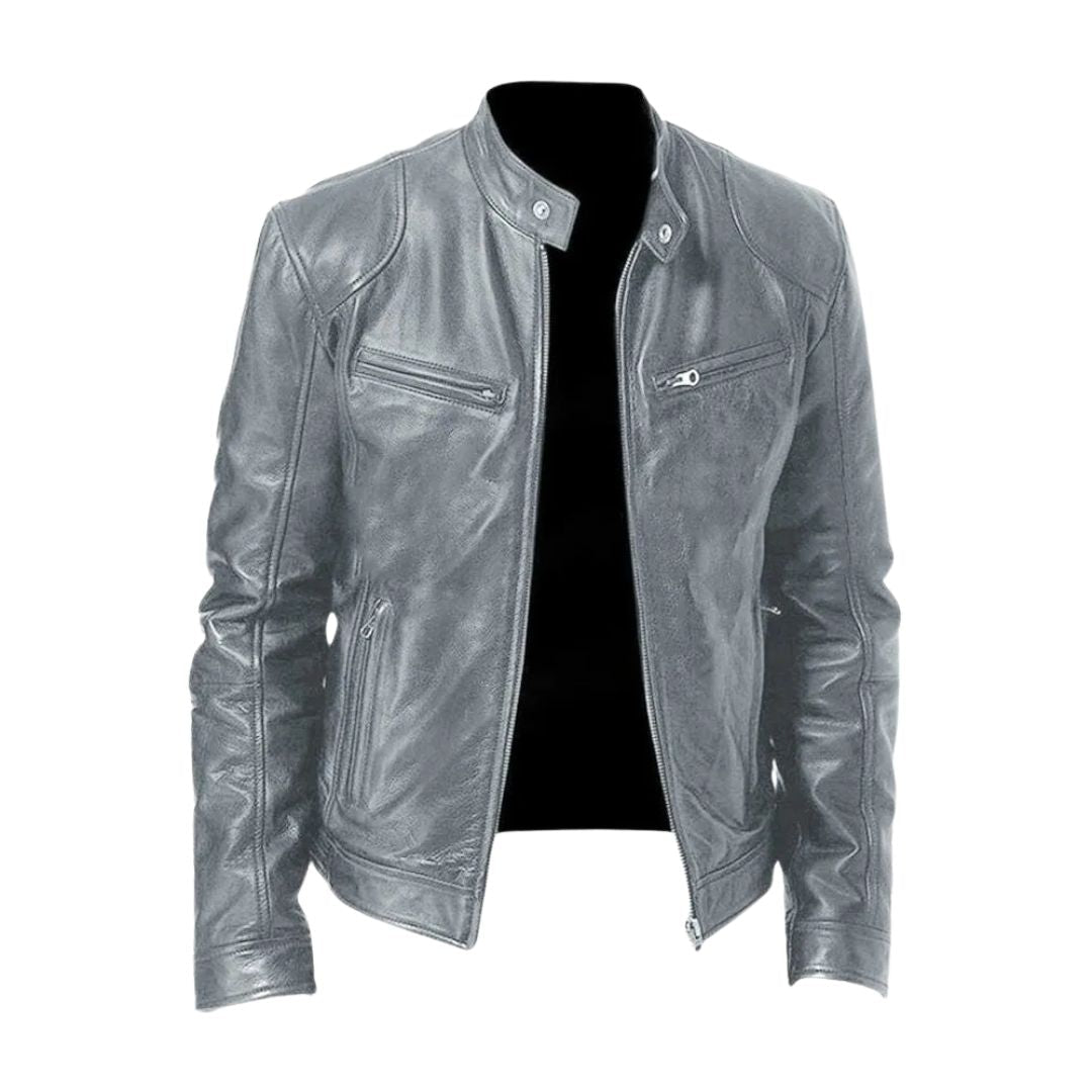 VENLORA MODE | Veste en cuir décontractée