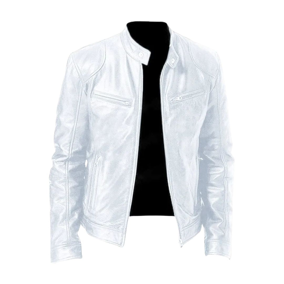 VENLORA MODE | Veste en cuir décontractée