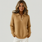 Clémentine | Pull doux avec col