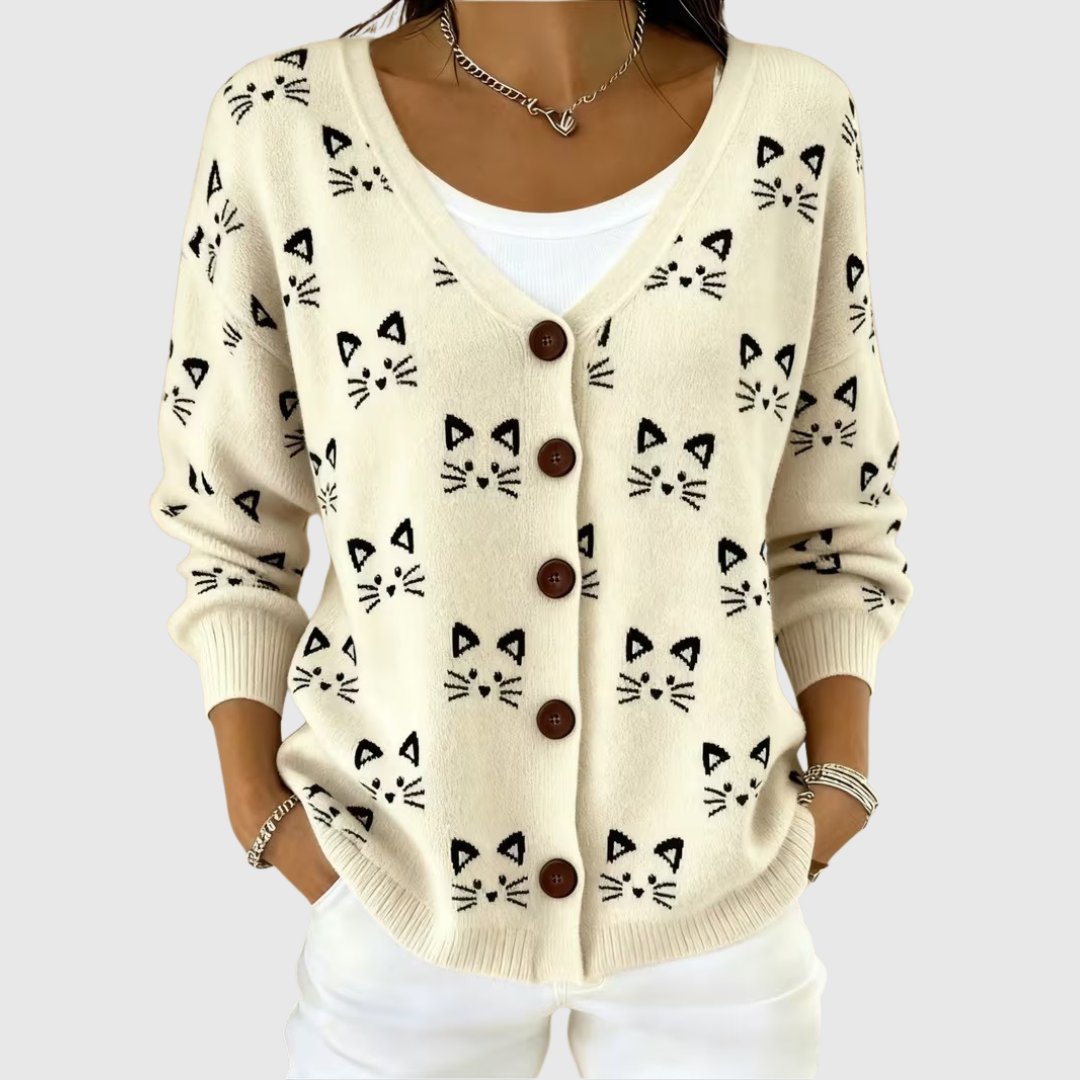 Adele | Cardigan en Maille avec Boutons