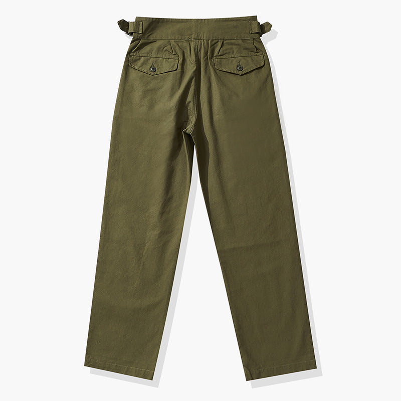 Shorts rétro décontractés kaki pour homme style Gurkha inspirés de l'armée britannique