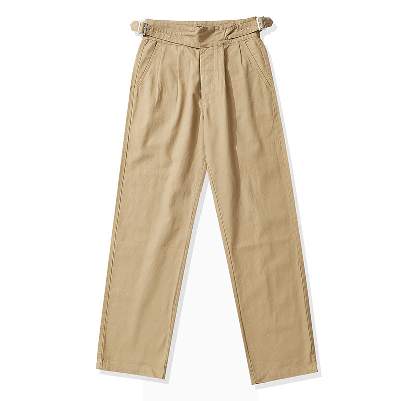 Shorts rétro décontractés kaki pour homme style Gurkha inspirés de l'armée britannique