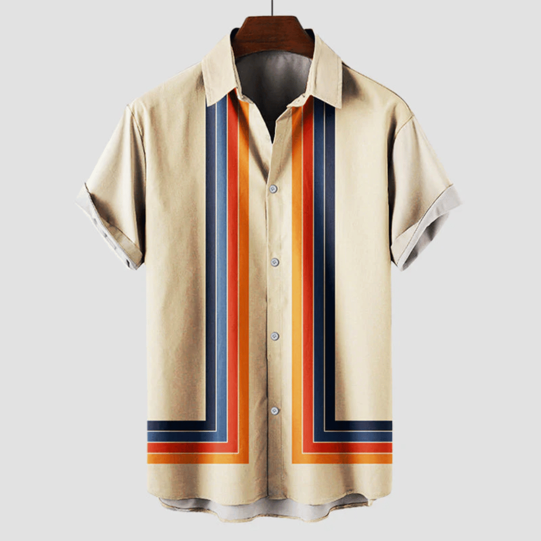 Zacharie | Chemise d'été rétro pour homme