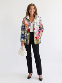 Venlora Mode| Manon Floral Quilted Jacket