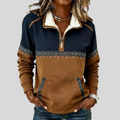 Alvette™ | Pullover Sherpa Kraag à demi-zip