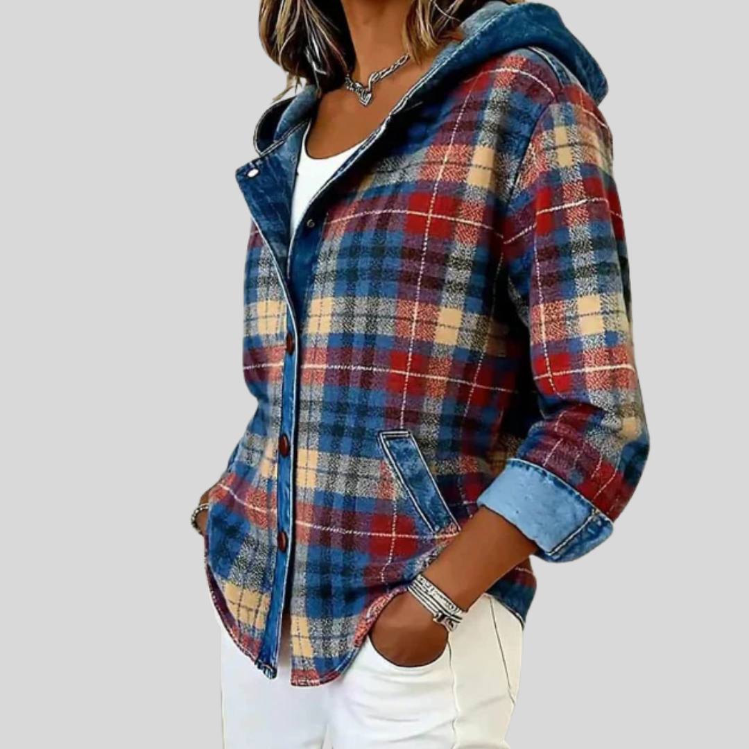 Hildred™ | Veste à carreaux rembourrée