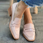 Cristina | Talon Bloc Mocassin