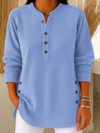 Nieves | Tunique Henley avec Boutons