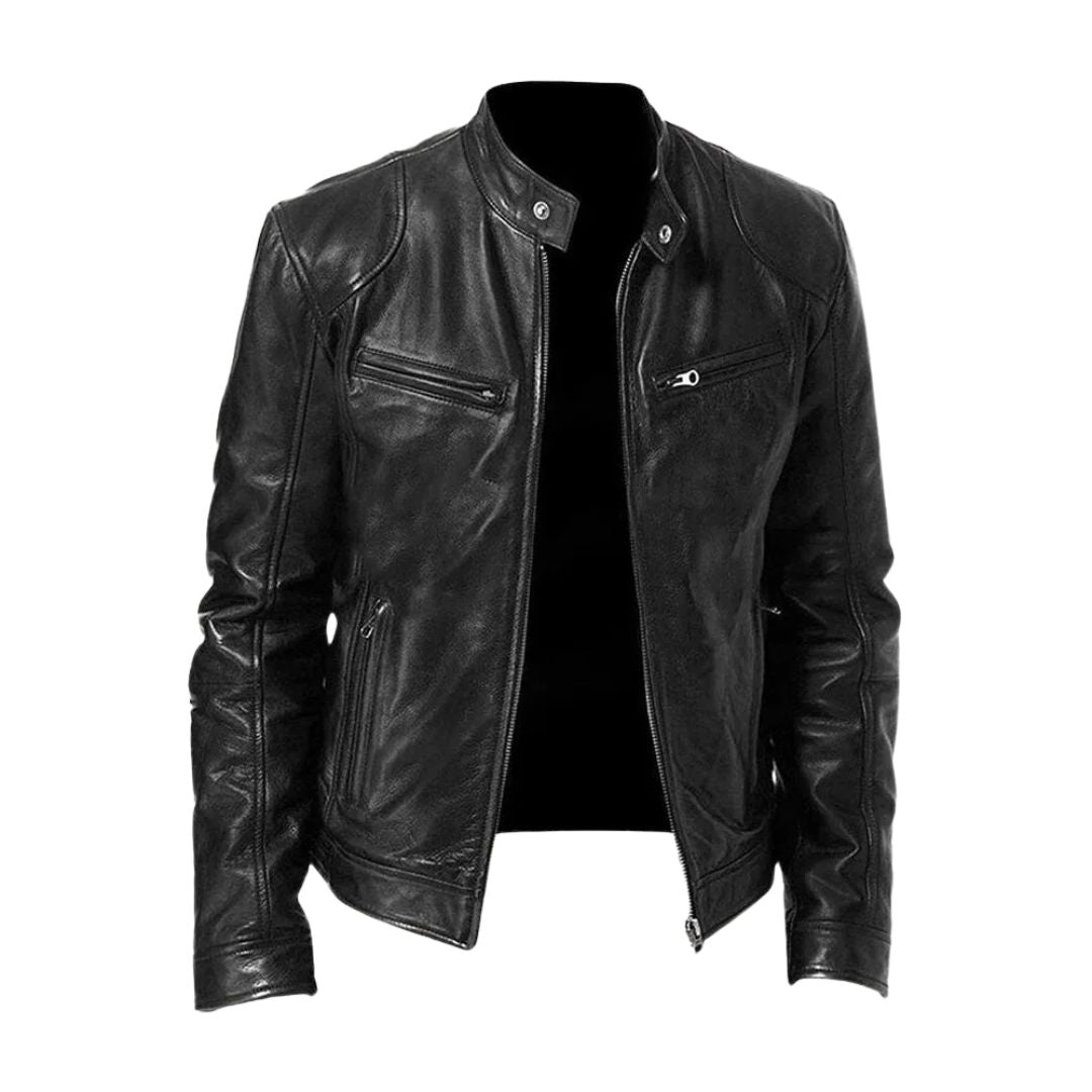 VENLORA MODE | Veste en cuir décontractée