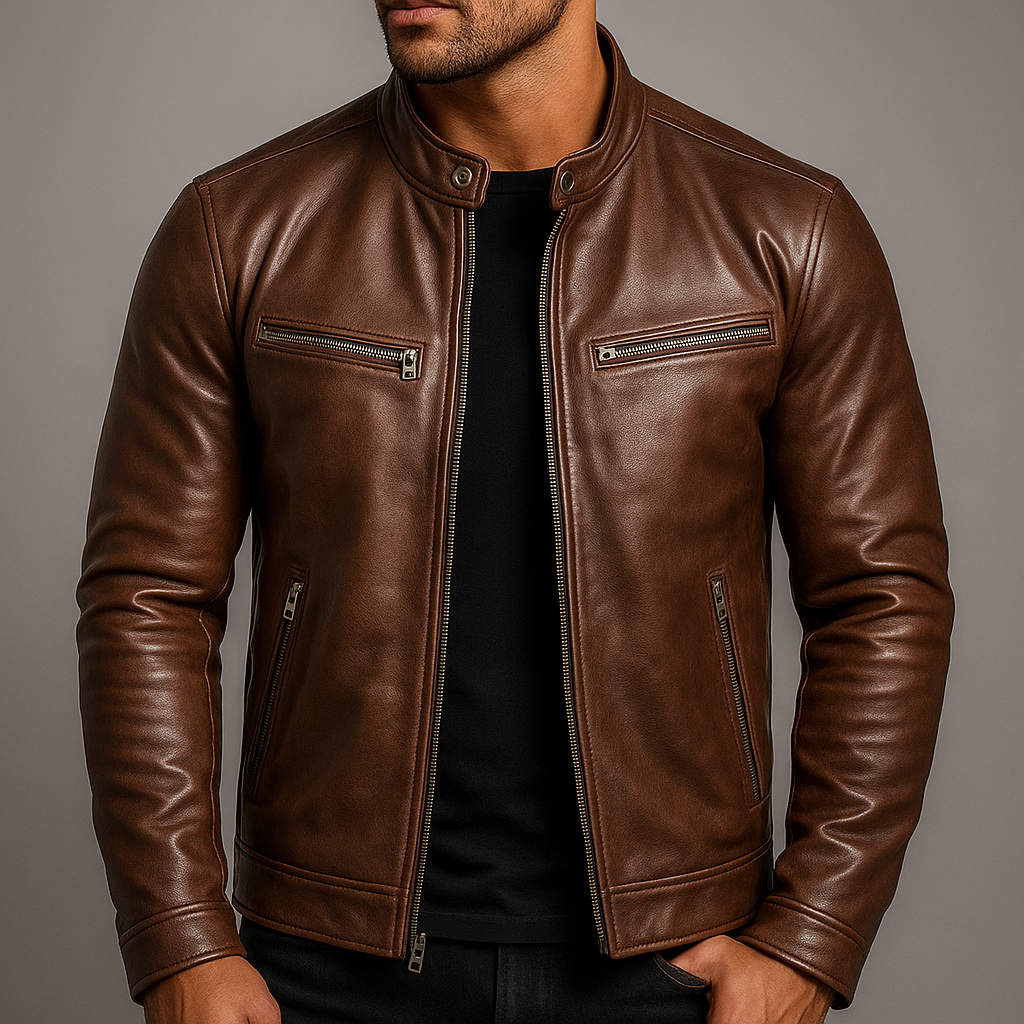 Guido | Veste en Cuir Rétro