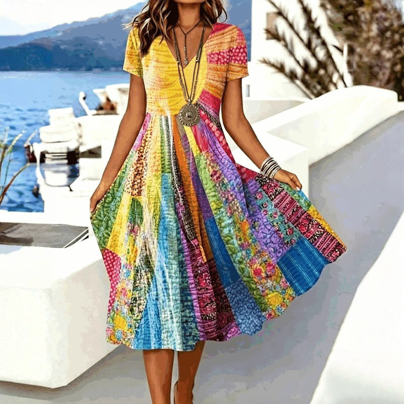 Vintage Colorful Robe