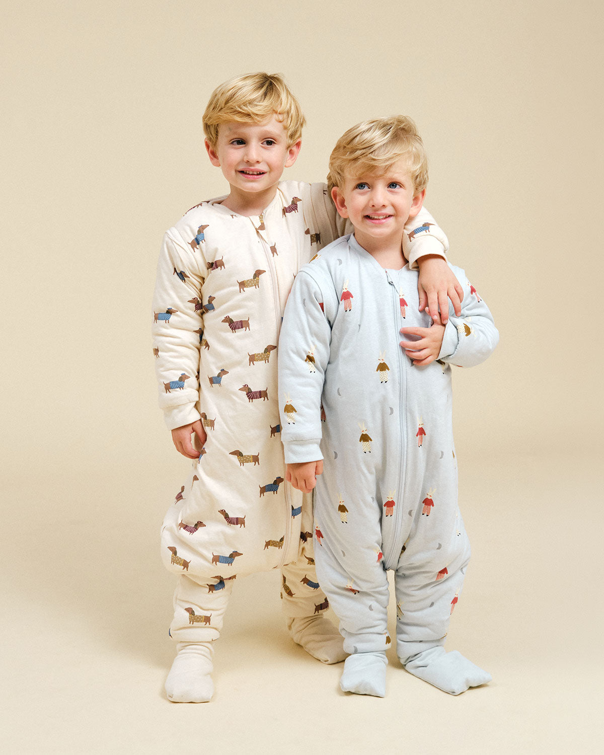 Combinaison de sommeil avec manches et chaussettes - Teckels Fantaisie - TOG 2.5