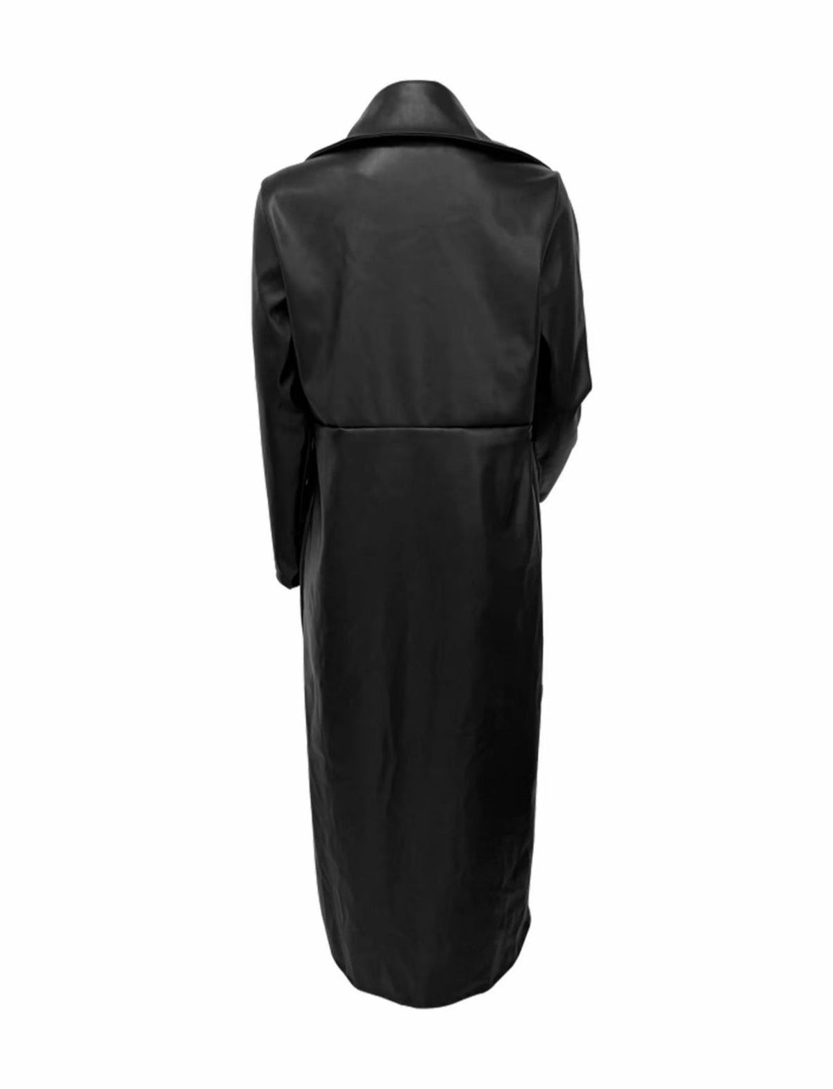 Chic Manteau d'Automne en Cuir