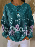 Donna | Pull en Tricot Waffle Floral
