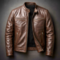 Guido | Veste en Cuir Rétro