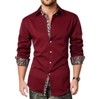 Niko | Chemise à accents Paisley pour hommes