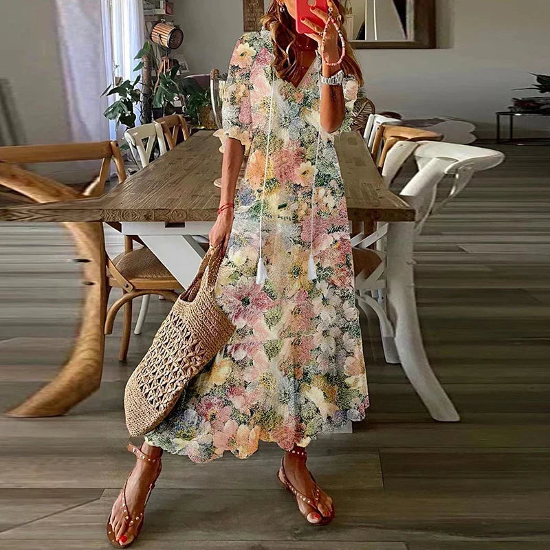 Anna | robe maxi bohème