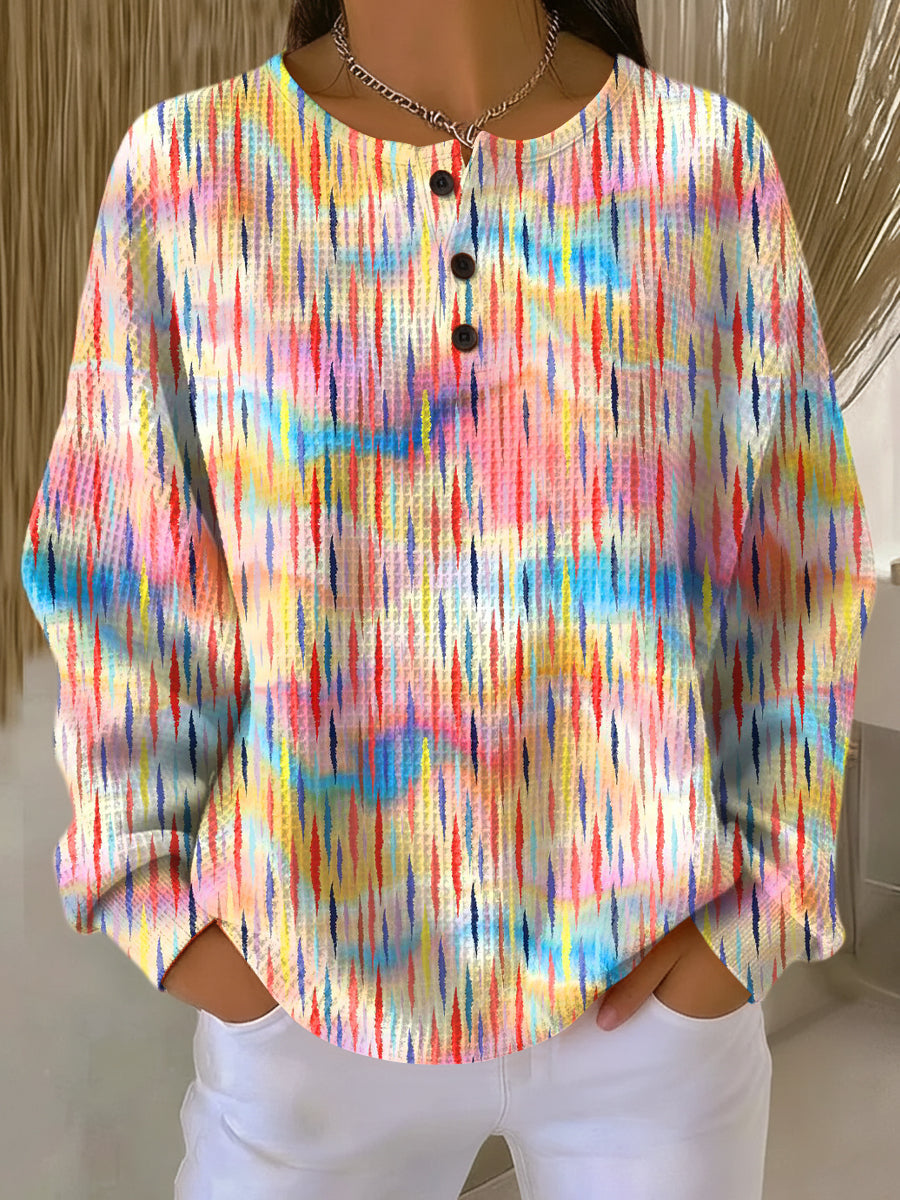 Gloria | Artistic Button-Up Collar Top