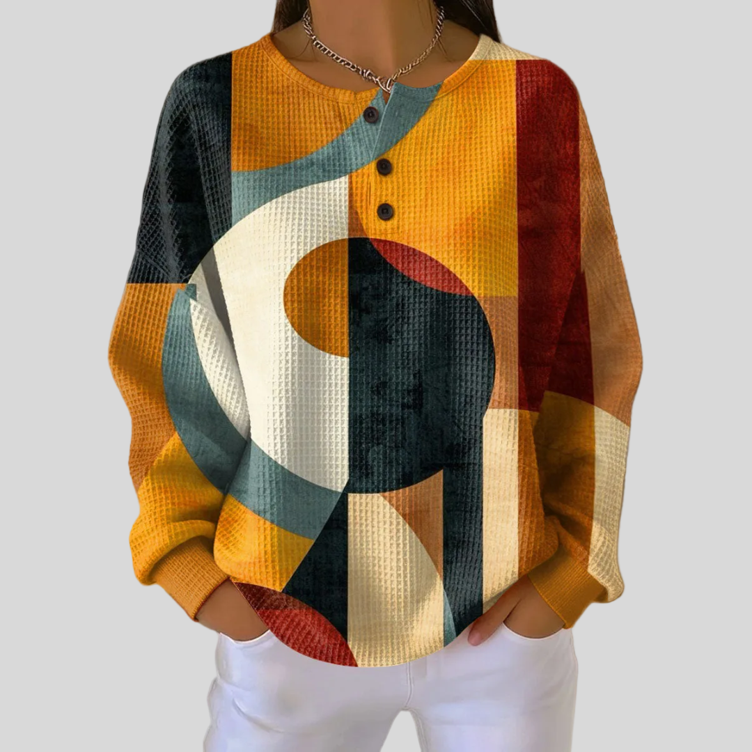 Bexmore™ | Sweatshirt à Motif Géométrique
