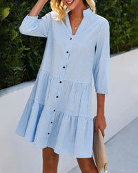 Zuri | Robe Mini Ample à Col en V