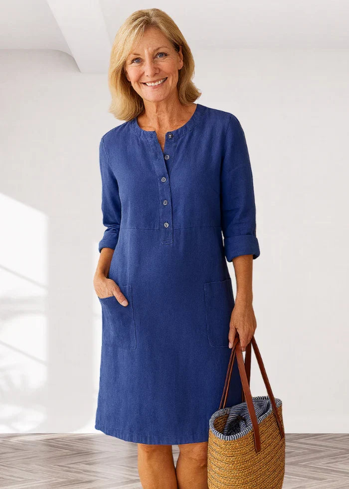Evi | Robe décontractée pour femme, à la coupe ample et au style intemporel, idéale au quotidien
