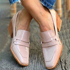 Cristina | Talon Bloc Mocassin