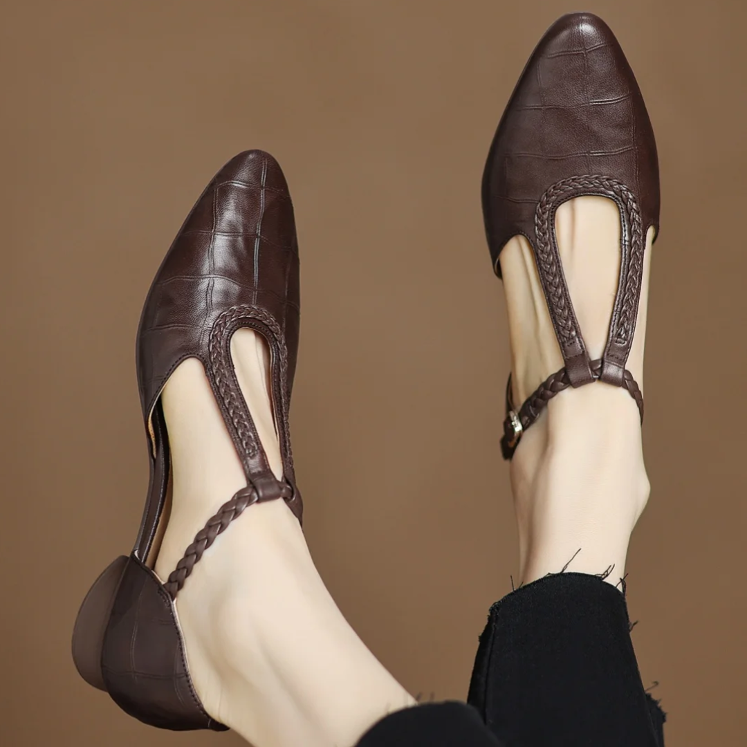 Venlora Mode | Babies Plates en Cuir Charlotte