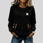 Noelle™ | Sweat-shirt à col rond en couleur bloc