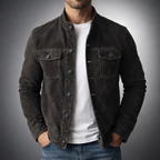 Tommaso | Veste Bomber en Suède de Qualité Supérieure