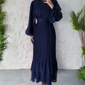 Cami | Robe de Soirée Chic Française Automne avec Accents en Maille