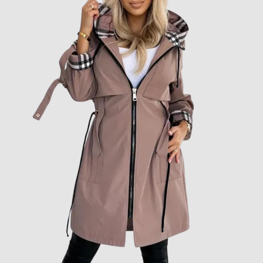 Assuntina | Manteau imperméable avec zip