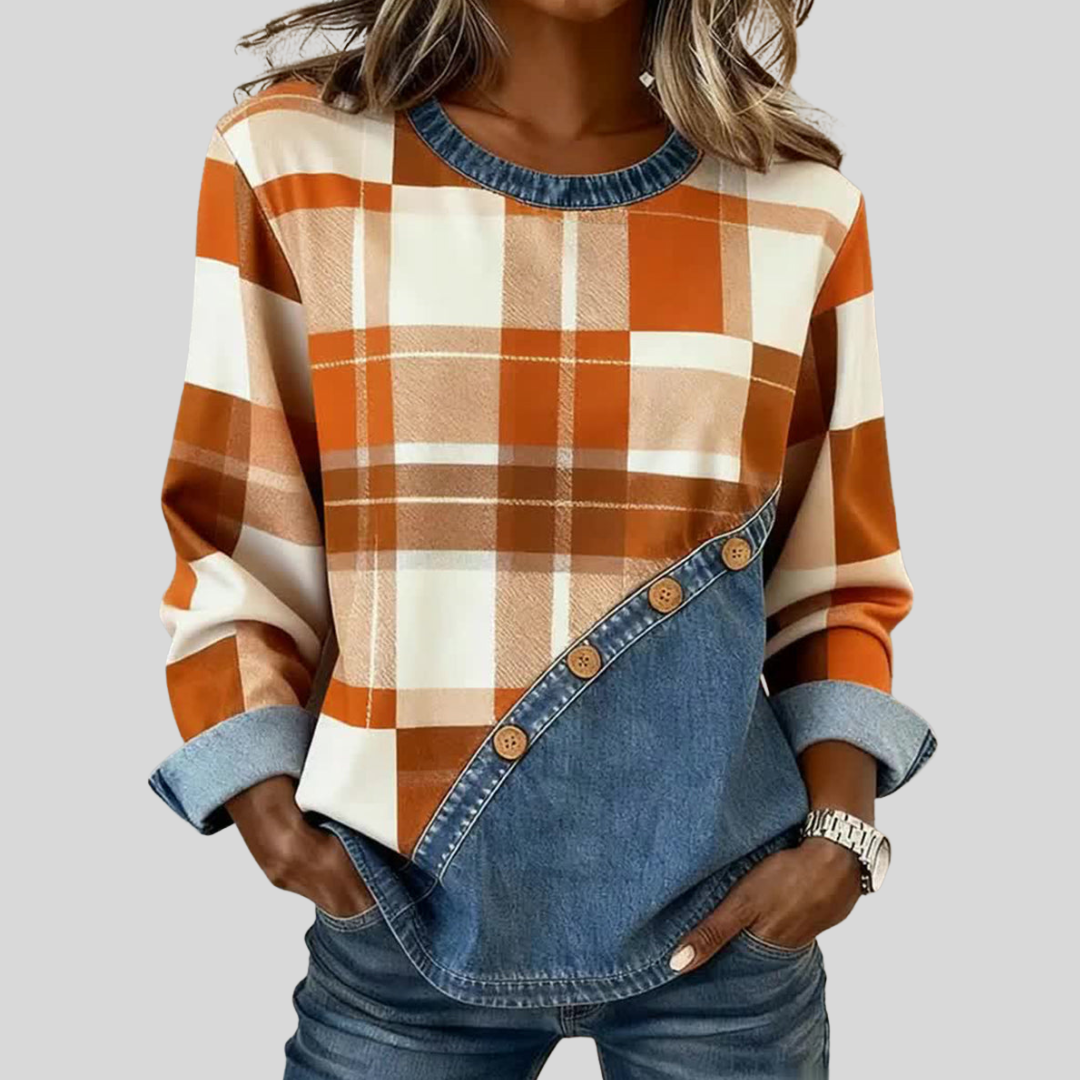 Faylen™ | Pull en Patchwork