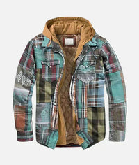 Venlora Mode | Veste patchwork à carreaux