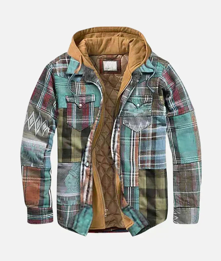 Venlora Mode | Veste patchwork à carreaux