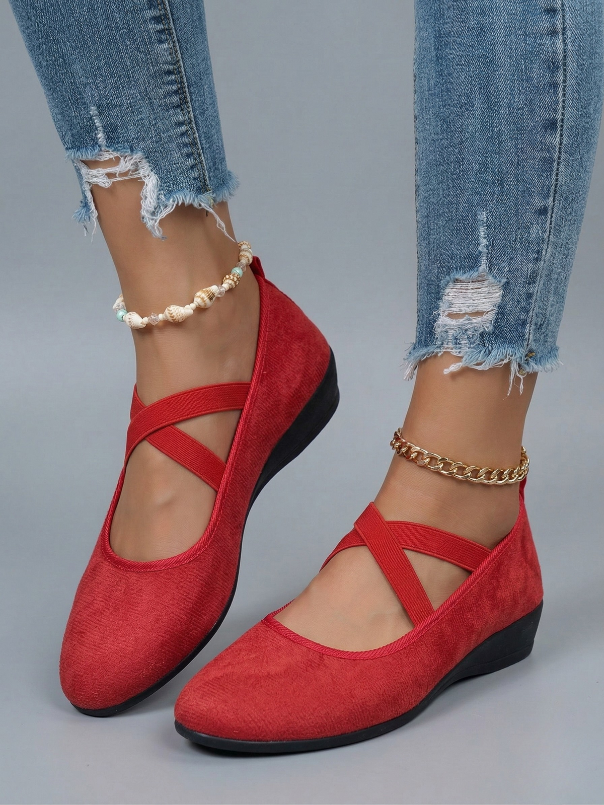 Madeleine | Chaussures Compensées Fermées et Confortables