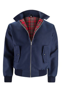 Harryson | Veste Harrington à Doublure Tartan