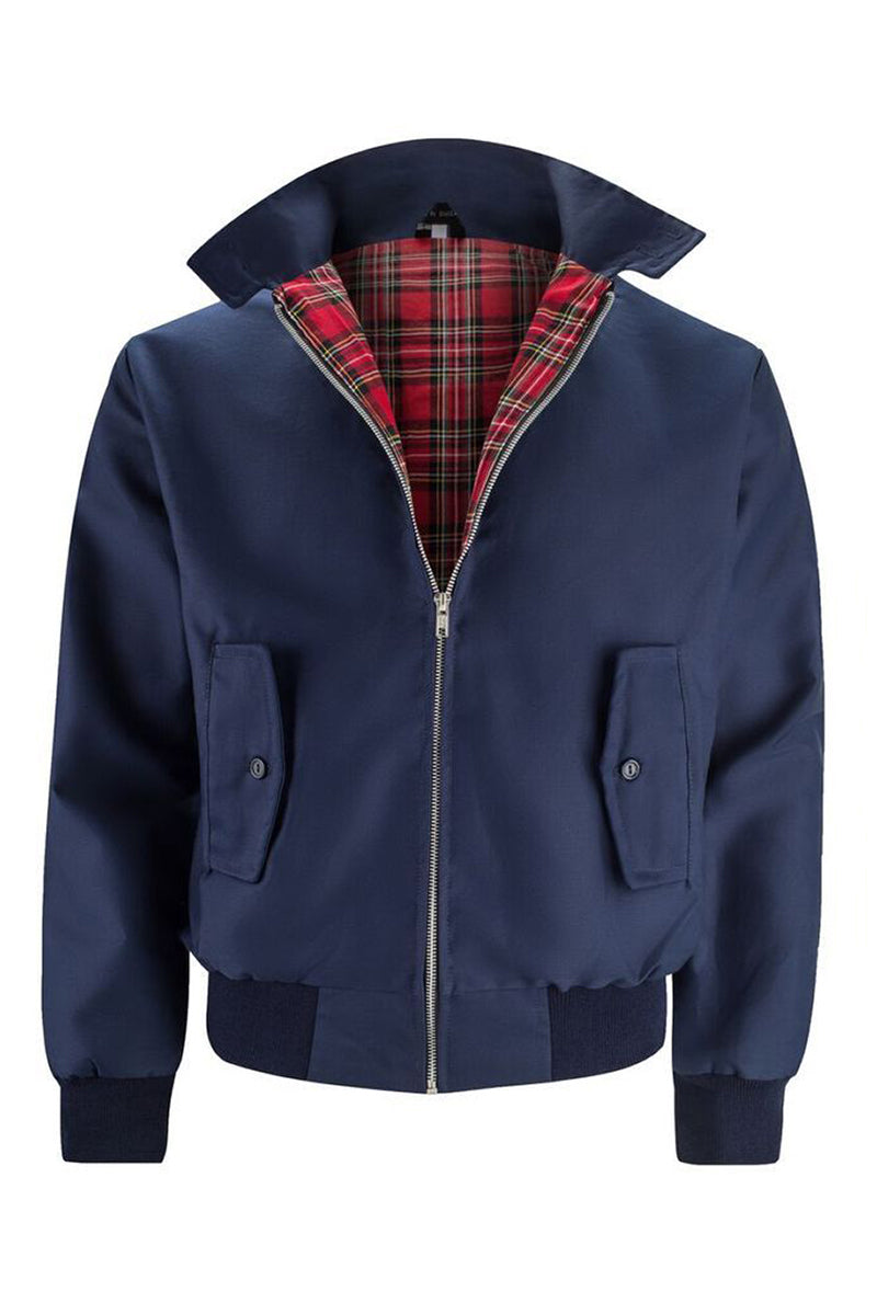 Harryson | Veste Harrington à Doublure Tartan