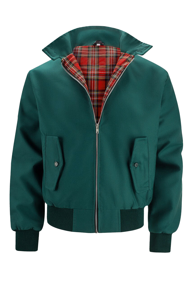 Harryson | Veste Harrington à Doublure Tartan